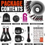 Heavy Resistance Bands for Working Out, 300LBS Exercise Bands with Handles, Workout Bands for Men, Weight Fitness Bands Set for Muscle Training, Strength, Slim, Yoga, Home Gym Equipment