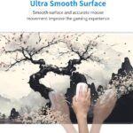 Japanese Mouse Pad, Large Japanese Desk Mat, XL Anime Gaming Keyboard Mat, Non-Slip Rubber Base, Big Extended Desk Protector for Home Office, 31.5”x11.8”