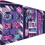 Japanese Comic Large Gaming Mouse Pad with Stitched Edges, Durable Non-Slip Natural Rubber Base, (31.5X15.7 Inch) Waterproof Laptop Pad Mat for Esports Pros/Gamer/Desktop/Office/Home