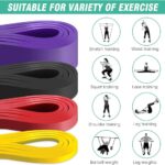 Alllvocles Resistance Band, Pull Up Bands, Pull Up Assistance Bands, Workout Bands, Exercise Bands, Resistance Bands Set for Legs, Working Out, Muscle Training, Physical Therapy, Shape Body, Men Women