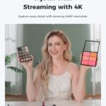 OBSBOT Meet 2-4K Webcam for PC with 1/2″ Sensor, AI Framing & Autofocus, Beauty Mode, Lightweight, Gesture Control, HDR, Dual Microphone, 60 FPS, Web Cam for Streaming, Meeting, Gaming. (Space Grey)