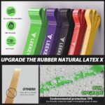 LEEKEY Resistance Bands, Exercise Bands with Bag,Rubber Pull Up Assist Bands – Bands for Working Out,Band for Men and Women Fitness Training,Home Workouts
