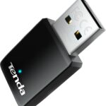 Tenda WiFi Adapter for Desktop PC, AX900 USB WiFi Adapter with Dual Band 600Mbps 5GHz/ 286Mbps 2.4GHz, Built-in Driver for Windows 11/10/7, USB WiFi Dongle(U11) (U11|WiFi 6|AX900)