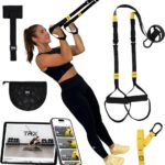 TRX GO Suspension Trainer, At Home, Portable Gym Workout, For Strength Training, Full Body Exercise Equipment