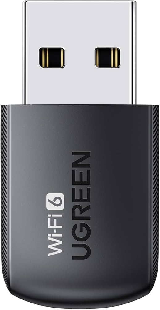 UGREEN WiFi Adapter for Desktop PC, AX900 USB WiFi 6 Adapter with 5GHz/2.4GHz Dual Band, Built-in Driver for Windows 10/11