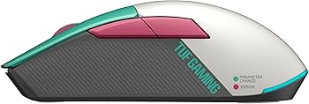 ASUS TUF Gaming Hatsune Miku Edition Mini Wireless Mouse – Right-Handed, 65g Lightweight, Compact, Tri-Mode Connectivity, 12K DPI, up to 134Hr Battery, RGB Miku Logo, PC/Mac Support – Aqua