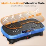 AXV Vibration Plate Fitness Platform Exercise Machine Vibrating Shaking Full Body Shaker Workout Vibrate Stand Shake Board Sport Gym for Weight Loss Fat Burner for Women Men
