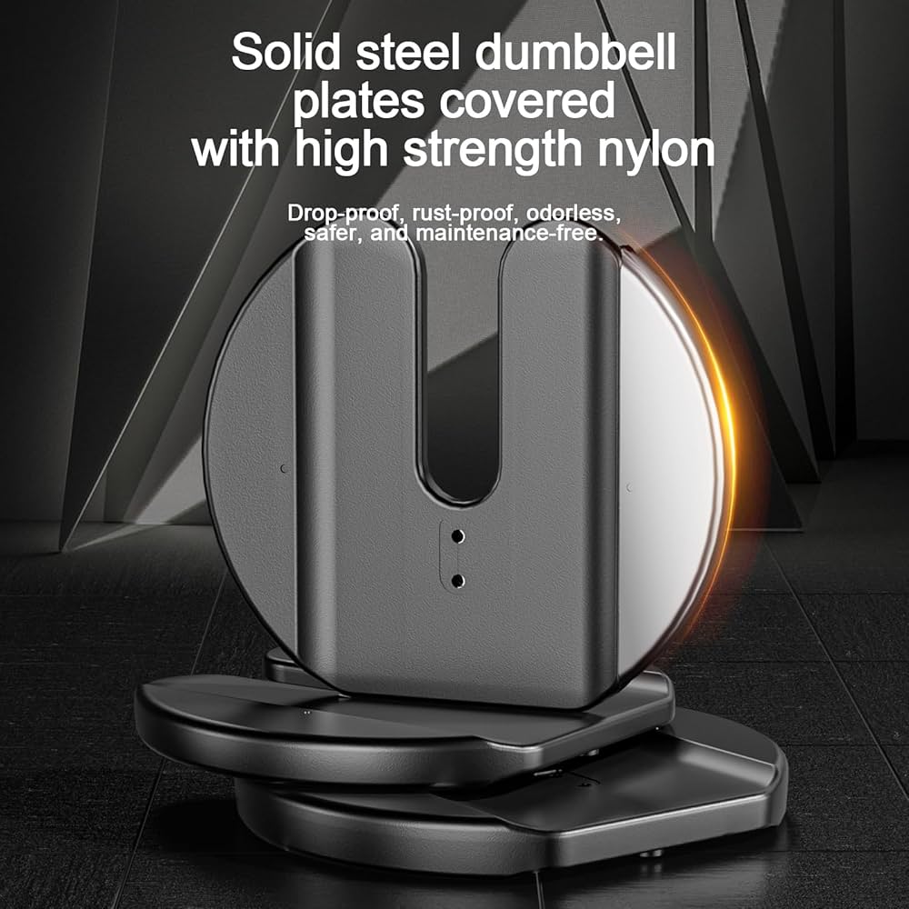 Adjustable Dumbbells Set of 2，Free Weights Dumbbells Set，Adjustable Dumbbell Set，52.5 lbs pair 105 lbs，15 in 1，for Men/Women Gym Equipment for Home Strength Training Equipment