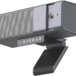 AIRHUG 3 in 1 1080P Webcam with Microphone & Speaker, USB Camera for Video Conferencing/Online Class/Gaming Live, Built-in Privacy Cover