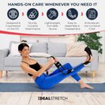 IdealStretch – Original Patented – Hamstring Stretcher, Lower Back Stretcher, Hip Stretcher, & Calf Stretcher – Knee Extension & Pain Relief
