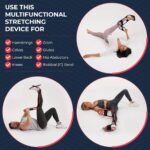 IdealStretch – Original Patented – Hamstring Stretcher, Lower Back Stretcher, Hip Stretcher, & Calf Stretcher – Knee Extension & Pain Relief