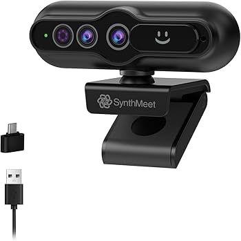 2K Windows Hello Webcam, Windows Hello Facial Recognition, 2K Camera Auto Light Correction, USB Webcam with Microphone, Wide Field of View, Privacy Cover, Works with Microsoft Teams, Zoom, Google Meet