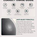 Trideer Exercise Ball for Yoga, Pilates & Fitness – Stability Ball Equipment for Home Gym & Office Chair, Core & Balance Training Accessories, Physical Therapy Equipment, Quick Pump Included, 5 Sizes