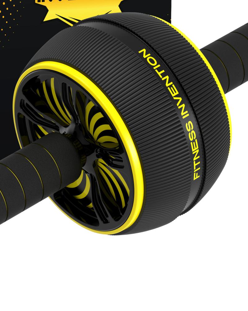 Ab Roller Wheel – Ab Wheel Roller & Knee Mat – Rueda Para Abdominales – Abdominal Wheel – Abs Roller for Men & Women – Home Gym Equipment