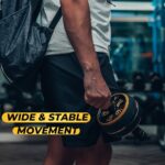 Ab Roller Wheel – Ab Wheel Roller & Knee Mat – Rueda Para Abdominales – Abdominal Wheel – Abs Roller for Men & Women – Home Gym Equipment