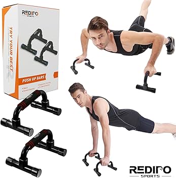 Push Up Bars Strength Training – Workout Stands With Ergonomic Push-up Bracket Board with Anti-Slip Sturdy Structure Portable for Home Fitness Training, Push Up Stands Handle for Floor Workouts