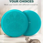 Trideer Wobble Cushion Core Balance Disc, Flexible Seating for Classroom Elementary, Wiggle Seat for Sensory Kids, Balance Pad with Inflation Pump