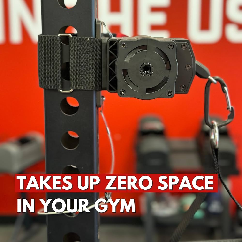 Ancore Pro: Home Gym Cable Machine | Portable Workout System for Strength Training | Comes with Mount for a Squat Rack or Pole | Full-Body Workout | Used by 100+ Pro Teams