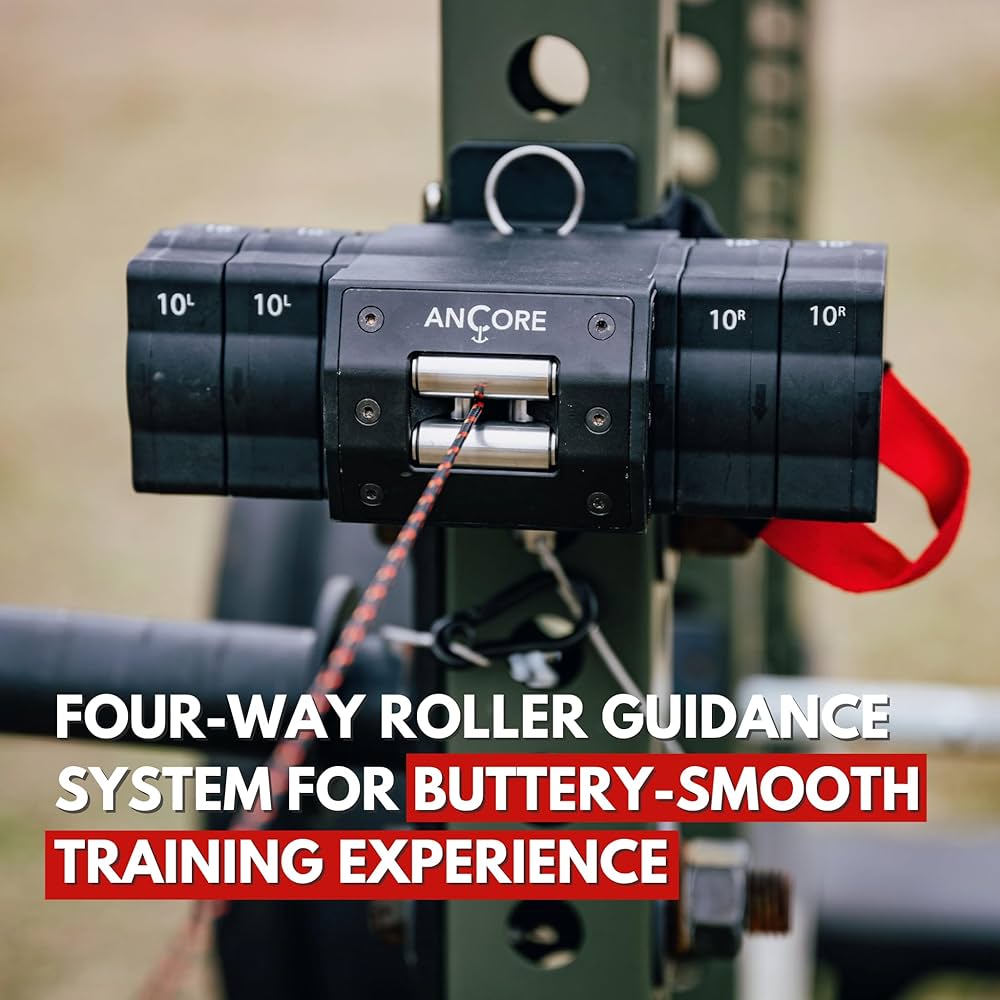 Ancore Pro: Home Gym Cable Machine | Portable Workout System for Strength Training | Comes with Mount for a Squat Rack or Pole | Full-Body Workout | Used by 100+ Pro Teams