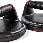 Perfect Pushup Elite – Rotating Handle Design with Steel Ball Bearings for Smooth, Effortless Handle Rotation – Ergonomic Grips, 8″ Base & Textured, Non-Slip Bottom Treads – Supports up to 400lbs