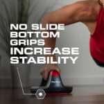 Perfect Pushup Elite – Rotating Handle Design with Steel Ball Bearings for Smooth, Effortless Handle Rotation – Ergonomic Grips, 8″ Base & Textured, Non-Slip Bottom Treads – Supports up to 400lbs