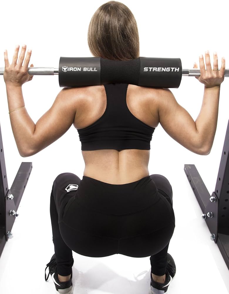Advanced Squat Pad – Barbell Pad for Hip Thrusts, Squats & Lunges – Neck & Shoulder Squat Bar Pad Cushion Support Foam for Extra Comfort