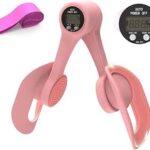 Thigh Trainer, 360°Adjustable Pelvic Floor Muscle Trainer with LED Display, Inner Thigh Exerciser with 20LB Resistance Band for Women, Home Fitness Equipment for Hip, Leg, Arm