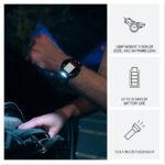 Garmin® Forerunner® 970, Premium GPS Running and Triathlon Smartwatch, AMOLED Display, Built-in LED Flashlight, Carbon Gray DLC Titanium with Black Case and Translucent Whitestone Band