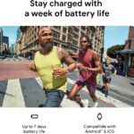 Fitbit Charge 6 Fitness Tracker with Google apps, Heart Rate on Exercise Equipment, 6-Months Premium Membership Included, GPS, Health Tools and More, Porcelain/Silver, One Size (S & L Bands Included)