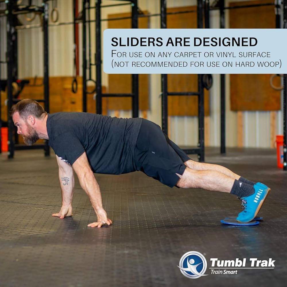 Tumbl Trak Smooth Sliding Slider with Comfortable Top (for Carpet Floors)