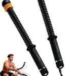 Ropeless Battle Ropes- Adjustable Portable Low-Impact Workout Equipment for Home Gym, Fitness Equipment for HIIT, Cardio & Muscle Training, Fat Burning for Men, Women & Fitness Enthusiasts (Black)