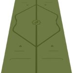 Liforme Original Yoga Mat – Free Yoga Bag Included – Patented Alignment System, Warrior-like Grip, Non-slip, Eco-friendly, sweat-resistant, long, wide, 4.2mm thick mat for comfort