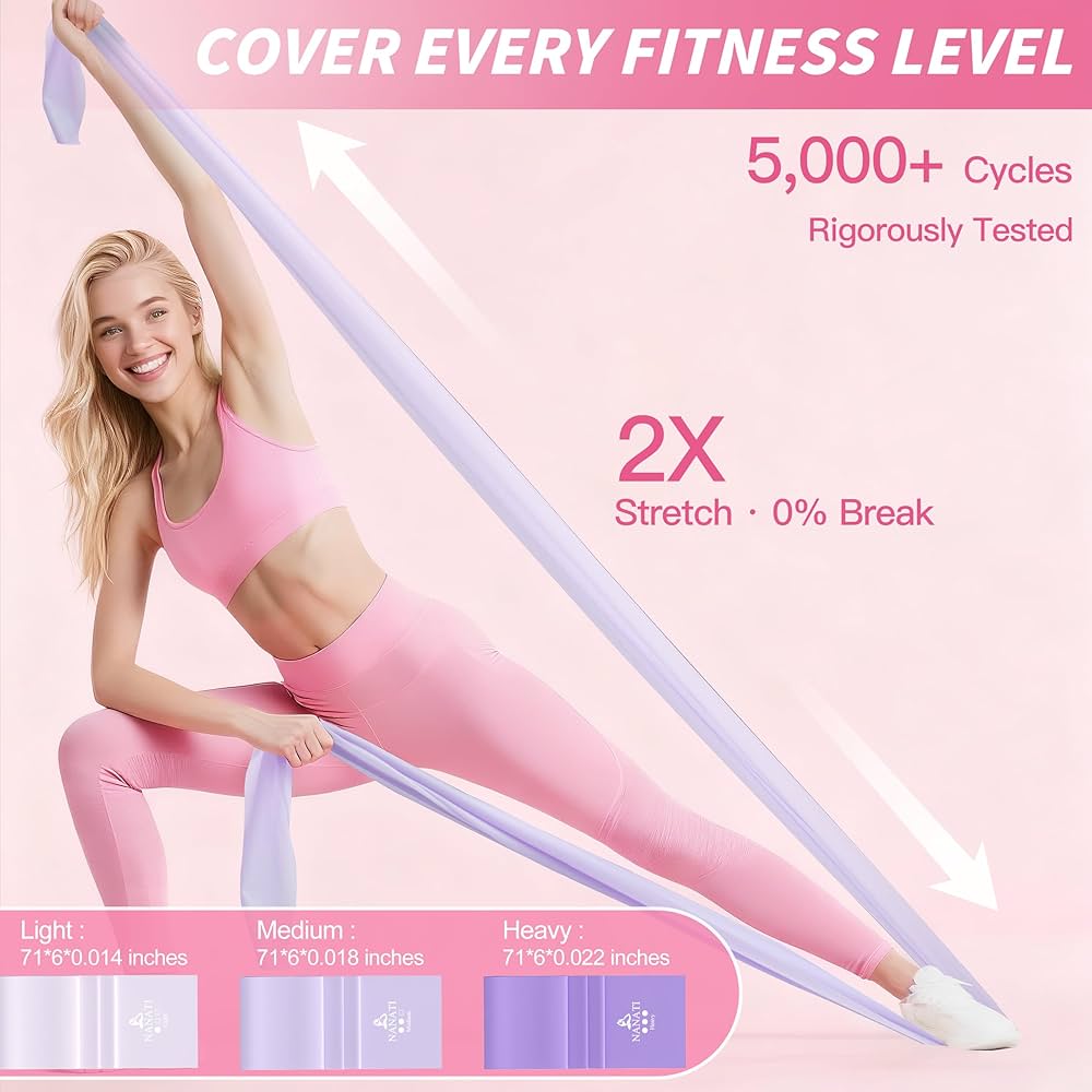 Pilates Kit, Home Pilates Workout Kit for Women, Pilates Equipment with 14.5″ Pilates Ring and Ball, Resistance Bands, Ankle Weights, Sliders & Grip Socks Accessories for Starter Home Workouts