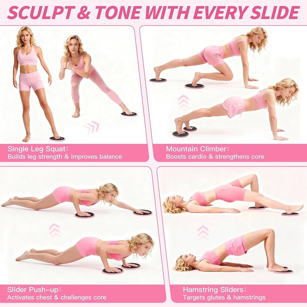 Pilates Kit, Home Pilates Workout Kit for Women, Pilates Equipment with 14.5″ Pilates Ring and Ball, Resistance Bands, Ankle Weights, Sliders & Grip Socks Accessories for Starter Home Workouts