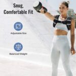 Weighted Vest for Women & Men with Reflective Stripe and Adjustable Buckle, Comfortable & Durable Rucking Vest for Walking, Running & Strength Training
