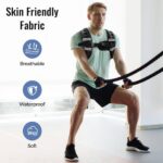 Weighted Vest for Women & Men with Reflective Stripe and Adjustable Buckle, Comfortable & Durable Rucking Vest for Walking, Running & Strength Training