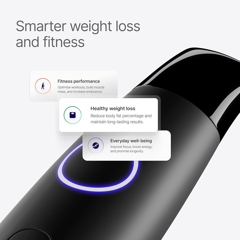 Lumen Metabolism Tracker Device – Measure Real-Time Fat & Carb Burn, Daily Nutrition, Meal Plans, Metabolic Health, Weight Loss, Athletic Fitness & Performance for Men & Women w/ 12 Month Subscription