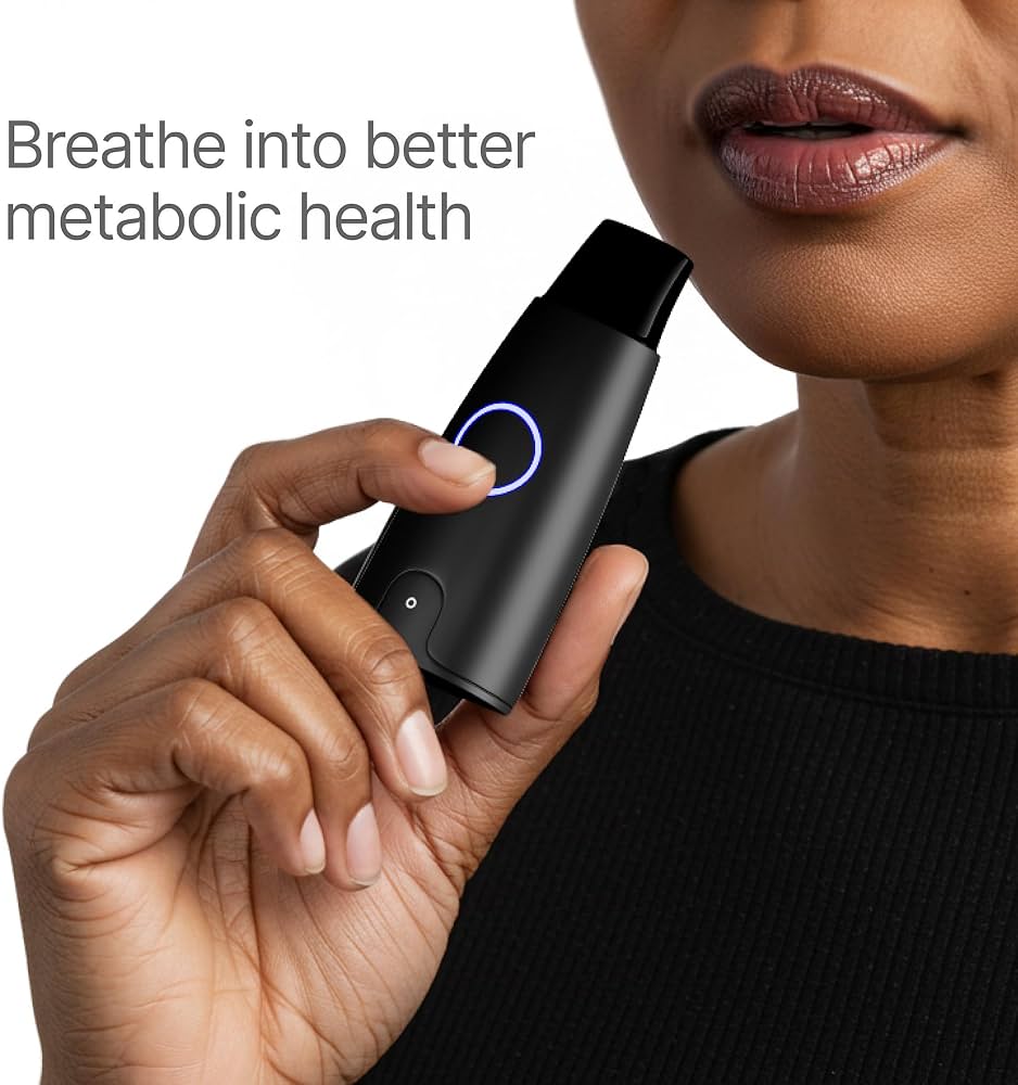 Lumen Metabolism Tracker Device – Measure Real-Time Fat & Carb Burn, Daily Nutrition, Meal Plans, Metabolic Health, Weight Loss, Athletic Fitness & Performance for Men & Women w/ 12 Month Subscription