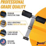 NordStick Nordic Hamstring Curl Strap – Original Nord Stick Exercise Set for Home and Travel – 5 Second Set Up