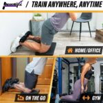 NordStick Nordic Hamstring Curl Strap – Original Nord Stick Exercise Set for Home and Travel – 5 Second Set Up