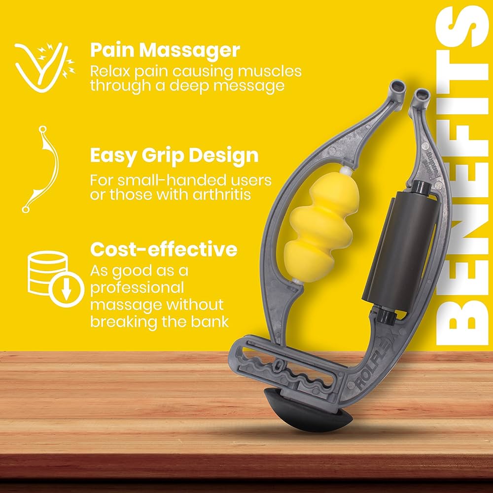 Rolflex Arm & Leg Massager Roller – Muscle Roller to Address Golfer’s Elbow, Tennis Elbow, Carpal Tunnel & More – Arm & Leg Massage Roller for Muscle Tightness & Faster Recovery