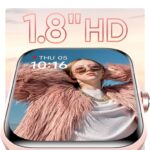 Fitpolo Smart Watch for Women Android & iPhone, Alexa Built-in [1.8″ HD Screen] IP68 Waterproof Fitness Watch with Bluetooth Call (Answer/Make), Heart Rate/Sleep/SpO2 Monitor, 105 Sports Trackers