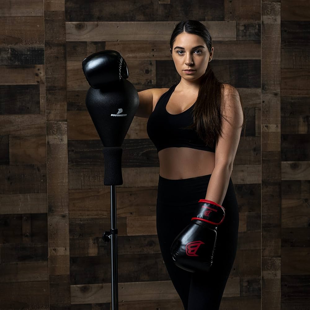 TechTools Punching Bag with Stand, Boxing Bag for Teens & Adults – Height Adjustable – Speed Bag for Training, Boxing Equipment, Stress Relief & Fitness