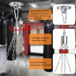 4FT Canvas Punching Bag for Adults, 2025 Upgraded Boxing Heavy Bag with 12oz Gloves for Kickboxing Muay Thai Max Load-Bearing 180 Lbs(Unfilled)