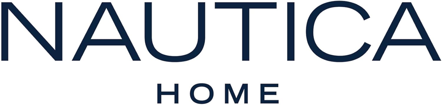 Nautica – Twin Comforter Set, Textured Chambray Bedding with Matching Sham, Medium-Weight for Year Round Use, Dorm Essentials, Oek-Tex Certified (Nautical Stitch Grey)