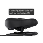 MERACH Exercise Bike, Brake Pad Stationary Bike with Exclusive App, Low Noise Indoor Cycling Bike with 300lbs Weight Capacity, Tablet Mount and Fitness Courses for Weight Loss