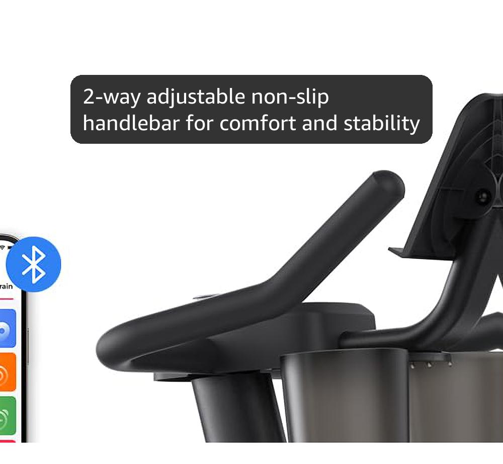 MERACH Exercise Bike, Brake Pad Stationary Bike with Exclusive App, Low Noise Indoor Cycling Bike with 300lbs Weight Capacity, Tablet Mount and Fitness Courses for Weight Loss