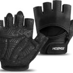 Ventilated Weight Lifting Gloves, Thick Padded Workout Gym Gloves with Full Palm Protection & Grip & Shock Absorption for Women & Men’s Fitness Exercise Training