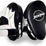 Valleycomfy Boxing Curved Focus Punching Mitts- Leatherette Training Hand Pads