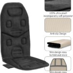 COMFIER Vibration Back Massager Seat Cushion with Heat,10 Motors Massage Chair Pad,Chair Massager for Pain Relief at Office/Home,Valentine’s Day Gifts for Her Him
